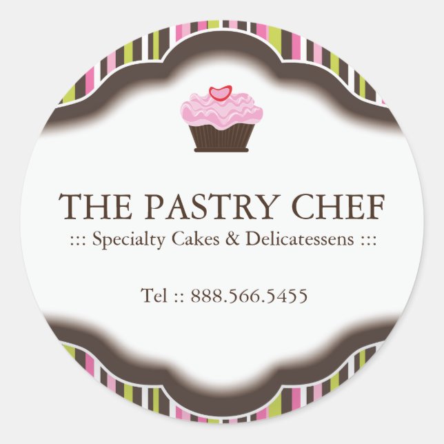 Decorative Bakery Stickers (Front)