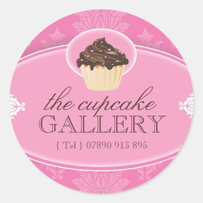 Decorative Bakery Stickers | Zazzle.com