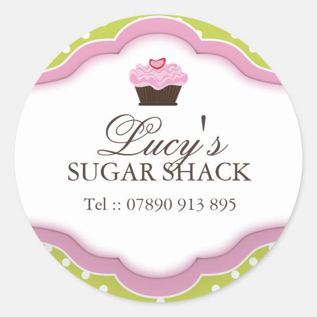 Decorative Bakery Stickers (Front)