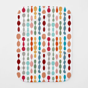 Decorative Barbells Baby Burp Cloth