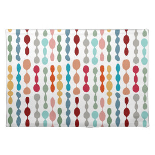 Decorative Barbells Cloth Placemat