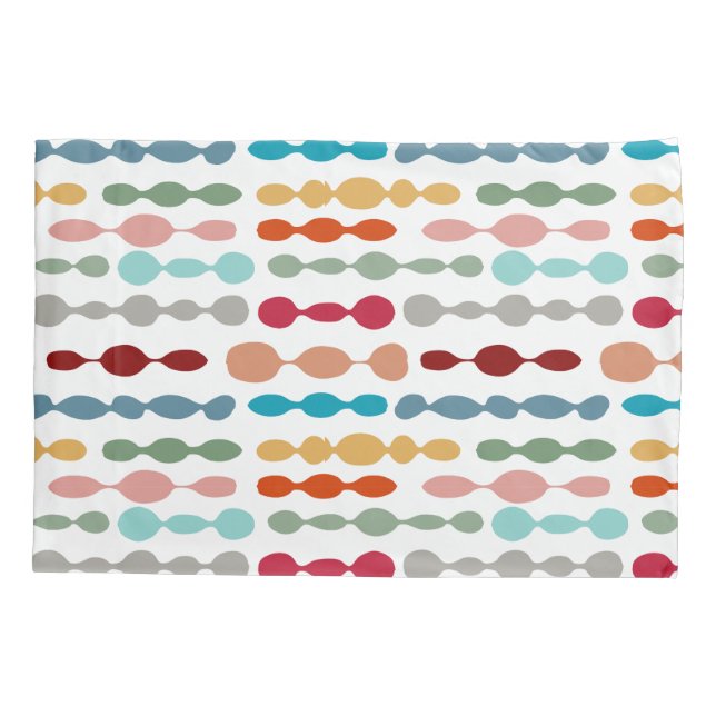 Decorative Barbells Pillow Case (Back)