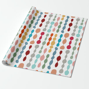 Decorative Barbells Wrapping Paper