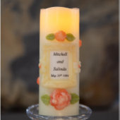 Decorative Battery Operated Beeswax LED Lamp (Front)