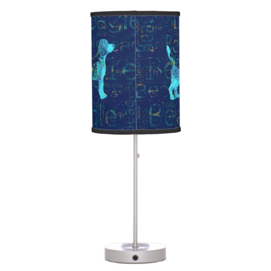 Decorative Beagle dog Table Lamp (Back)