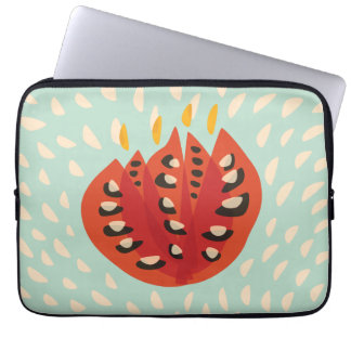 Decorative Beautiful Abstract Tulip Laptop Sleeve