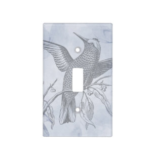 Decorative Bird Art Penmanship Light Switch Cover