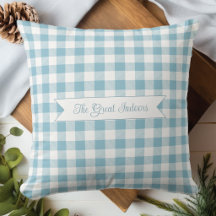 Decorative Blue Buffalo Check
