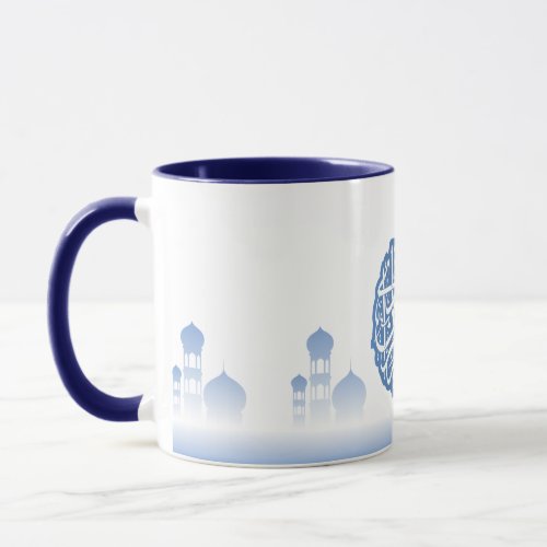 Decorative Blue Islamic Background Coffee Mug