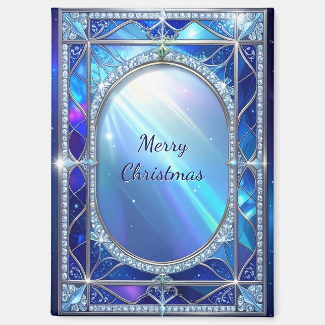 Decorative Blue Magnet (Front)