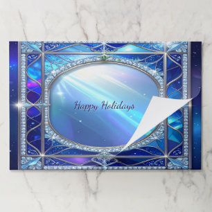 Decorative Blue Tearaway Placemat