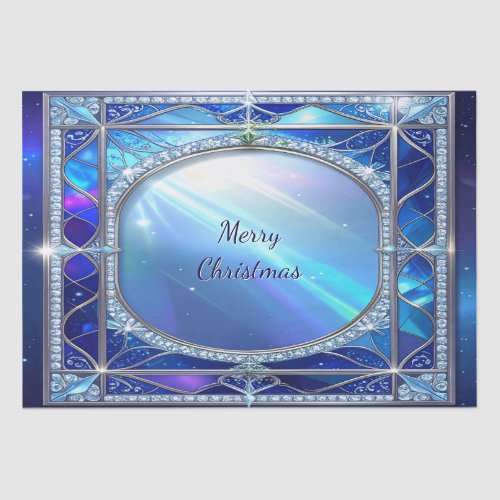 Decorative Blue Tissue Paper