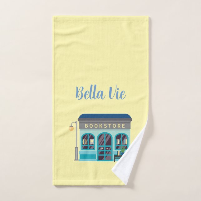 Decorative bookstore, kitchen, hand, towel (Hand Towel)