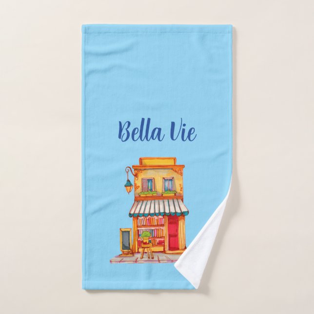decorative bookstore kitchen, hand towels (Hand Towel)