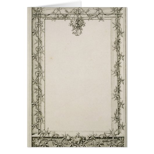 Decorative border, 1809 cards (Front)