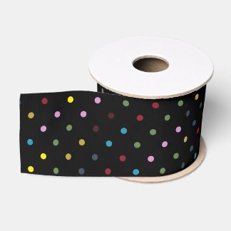 Decorative bow Dots Color Grosgrain Ribbon