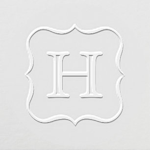 Decorative Bracket Personalized Monogram Initial Embosser