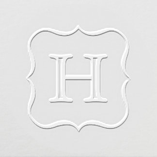 Decorative Bracket Personalized Monogram Initial Embosser