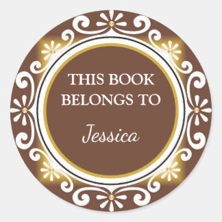 Decorative Brown From The Library Of Bookplates