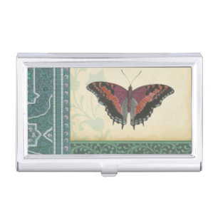 Decorative Butterfly Brocade by Vision Studio Case For Business Cards