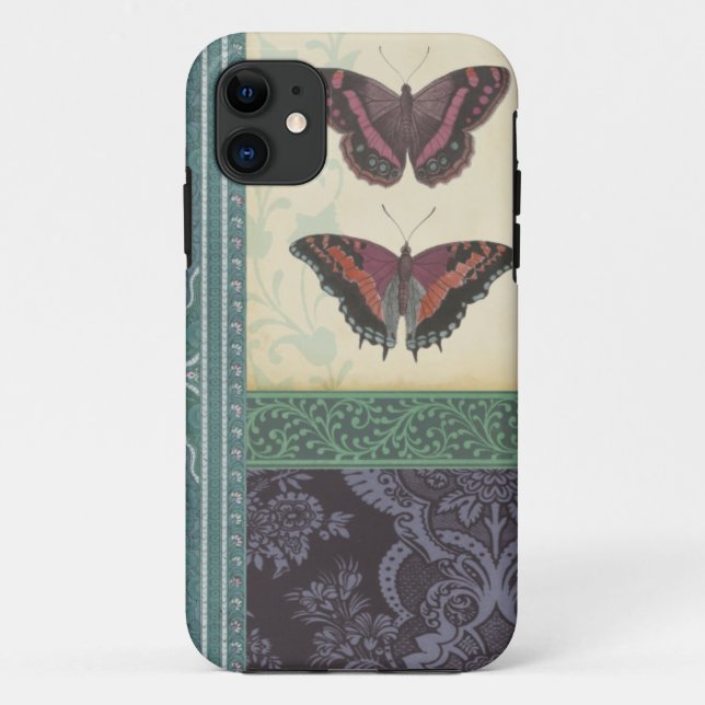 Decorative Butterfly Brocade by Vision Studio Case-Mate iPhone Case (Back)