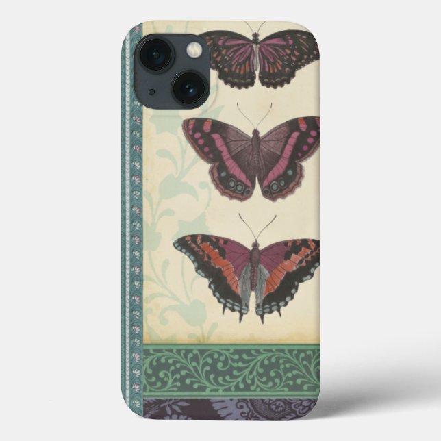 Decorative Butterfly Brocade by Vision Studio Case-Mate iPhone Case (Back)