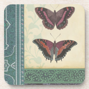 Decorative Butterfly Brocade by Vision Studio Coaster