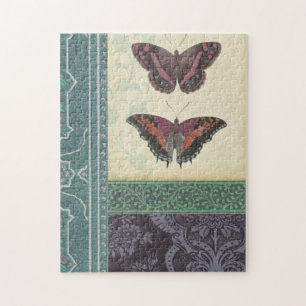 Decorative Butterfly Brocade by Vision Studio Jigsaw Puzzle