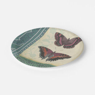 Decorative Butterfly Brocade by Vision Studio Paper Plates