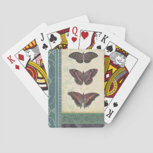 Decorative Butterfly Brocade by Vision Studio Poker Cards