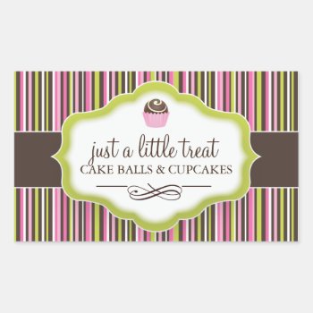 Decorative Cake Bites Stickers by colourfuldesigns at Zazzle