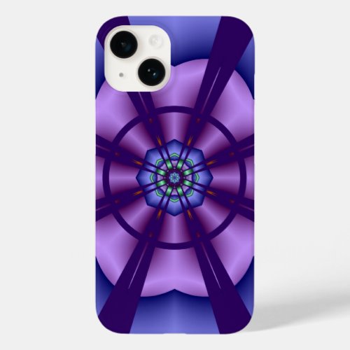 Decorative case Purple Flower