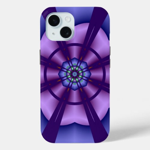 Decorative case Purple Flower