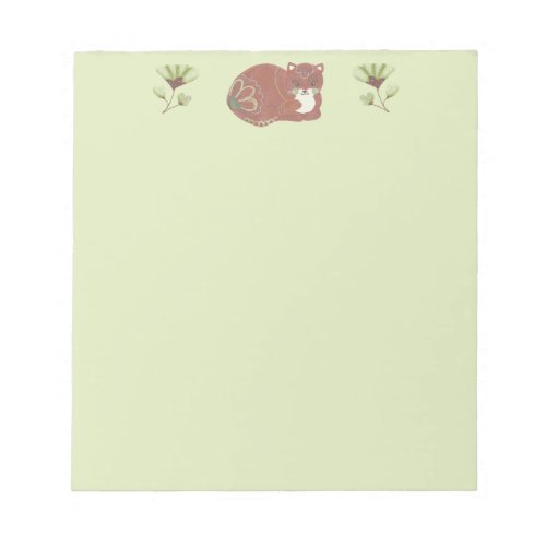 Decorative Cat Notepad