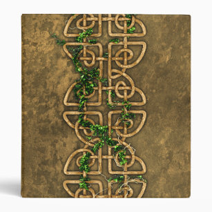 Decorative Celtic Knots With Ivy Binder