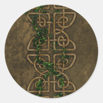 Decorative Celtic Knots With Ivy