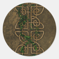 Decorative Celtic Knots With Ivy