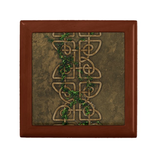 Decorative Celtic Knots With Ivy Gift Box (Front)