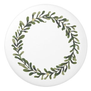 Decorative ceramic knobs