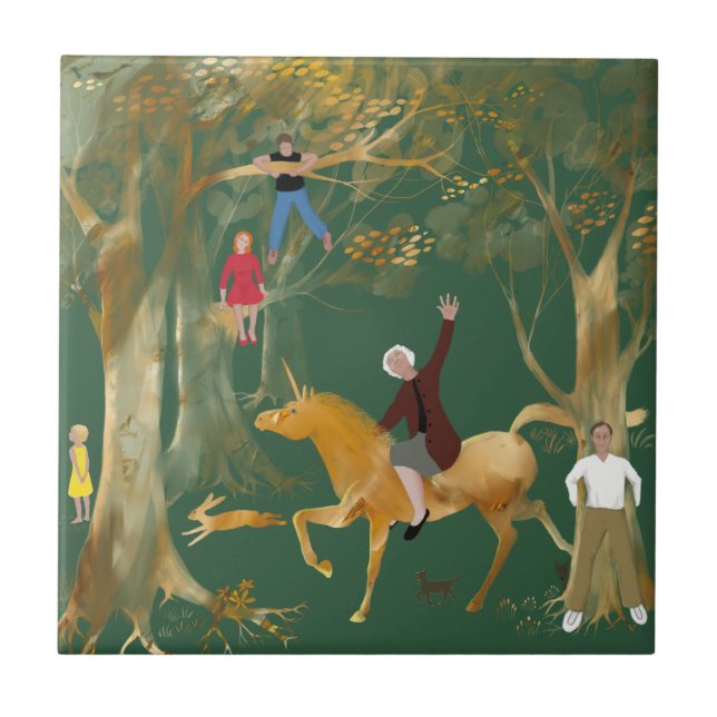 Decorative ceramic tile (Front)