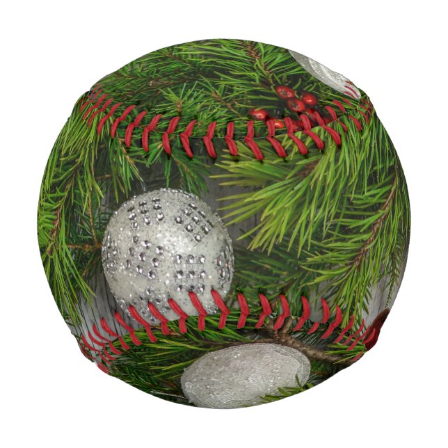 Decorative Christmas Backdrop Baseball (Front)