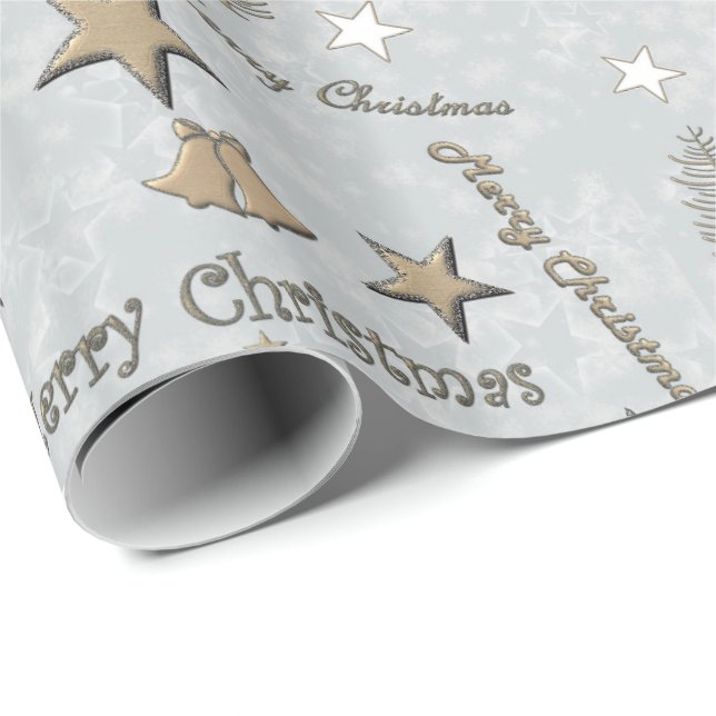 Decorative Christmas Ornament Holiday Festival Wrapping Paper (Roll Corner)