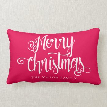 Decorative Christmas Pillow by PinkMoonDesigns at Zazzle