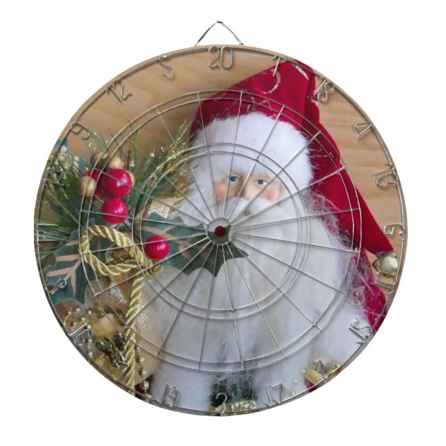 DECORATIVE CHRISTMAS SANTA DART BOARD (Front)