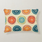 Decorative Christmas Snowflakes & Colorful Circles