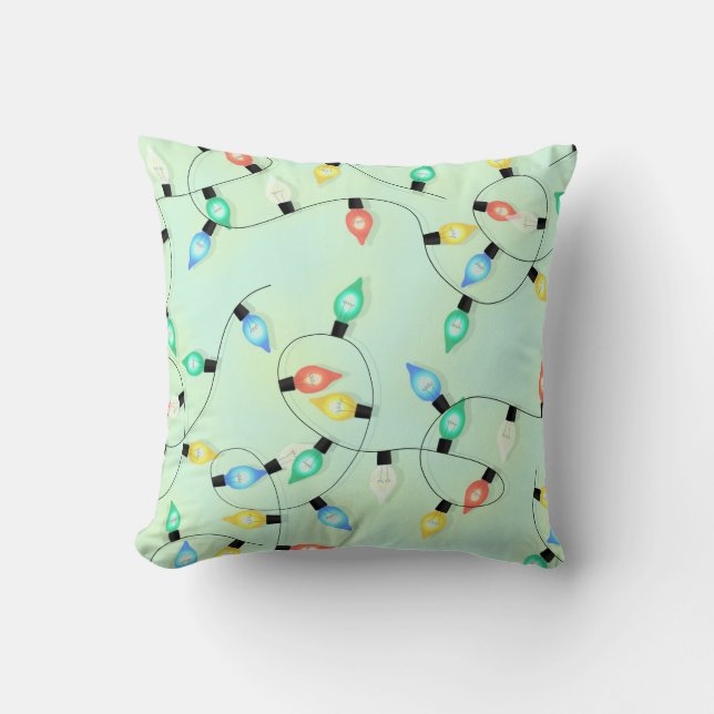 Decorative Christmas Throw Pillow (Front)