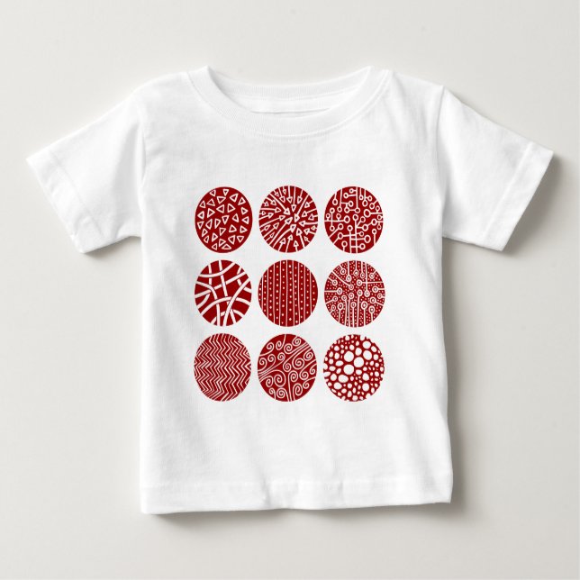 Decorative Circles Baby T-Shirt (Front)