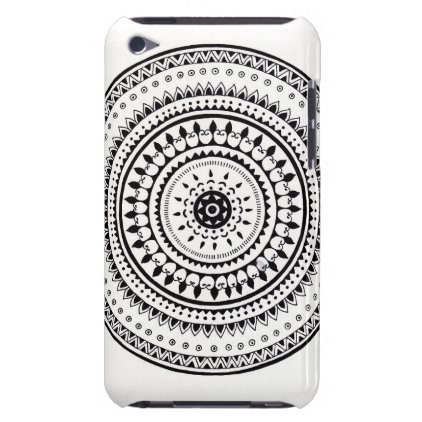 Decorative Circular Design Barely There iPod Case