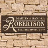 Decorative Claremore Engraved Wooden Wall Sign (Front)