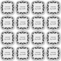 Translucent Clear Personalized Candle Labels